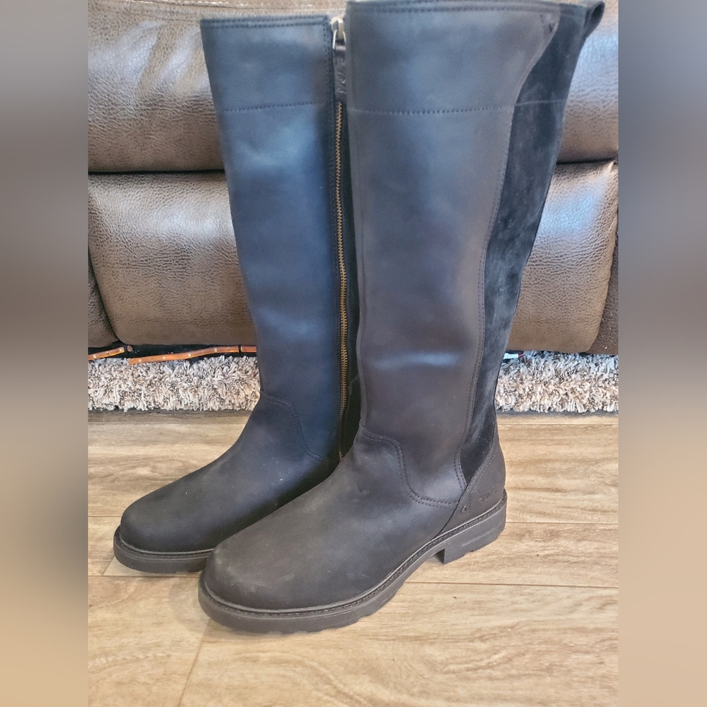 Teva Sleek Black Over the Knee Boots